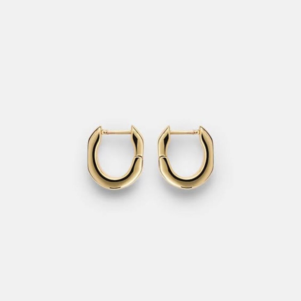 Jennifer Fisher Huggies 14k gold - Picture 3 of 5